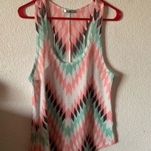 Razor back tank top